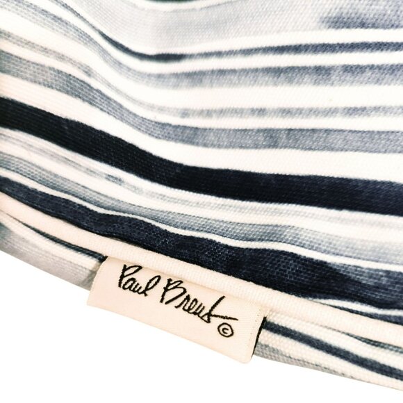 Sun N Sand Paul Brent Canvas Crossbody Tote Bag Navy Blue 3 Palm Trees - Picture 6 of 10